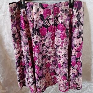 Dressbarn Flowered Skirt